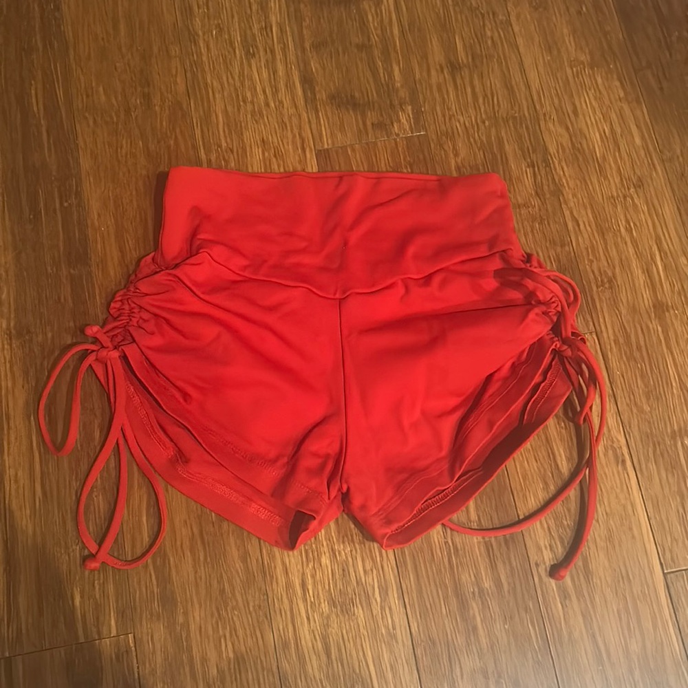 CLS Sportswear Red Tie Shorts